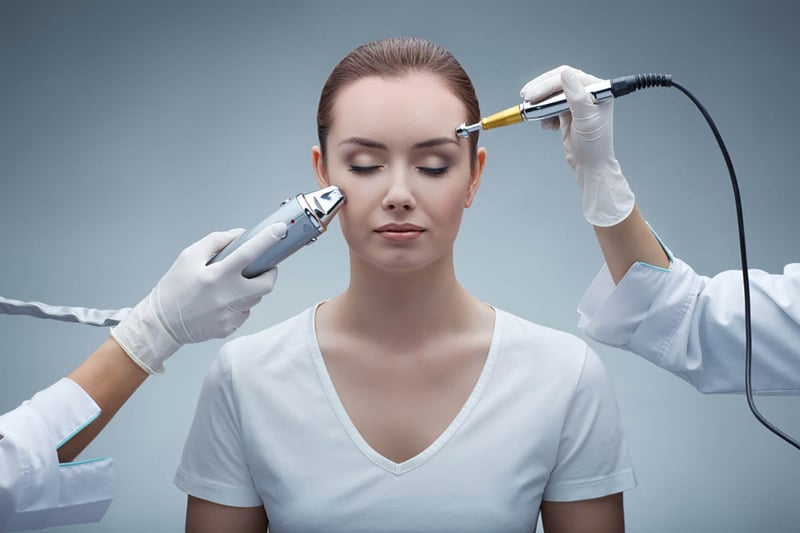 treatment, clinic, woman, skin, beauty