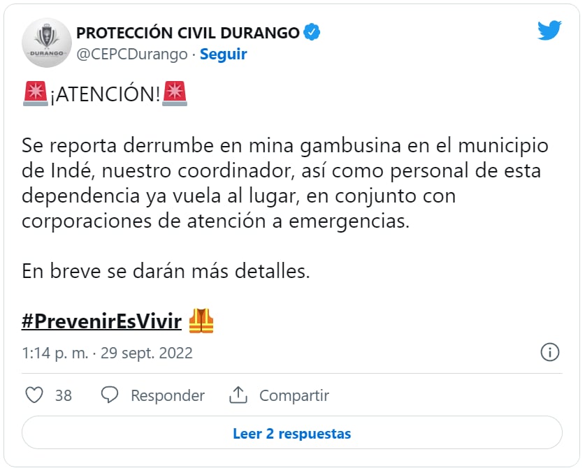 Tragedia México