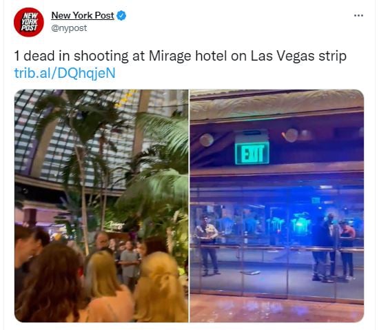 Policía reporta “incidente crítico” por tiroteo en hotel The Mirage