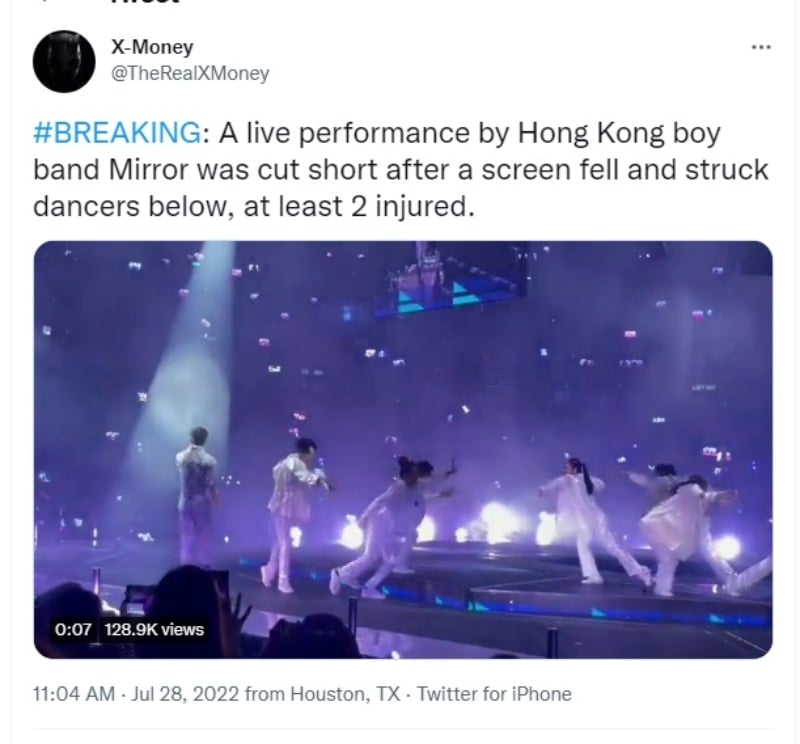 Sufre accidente la banda Mirror en Hong Kong