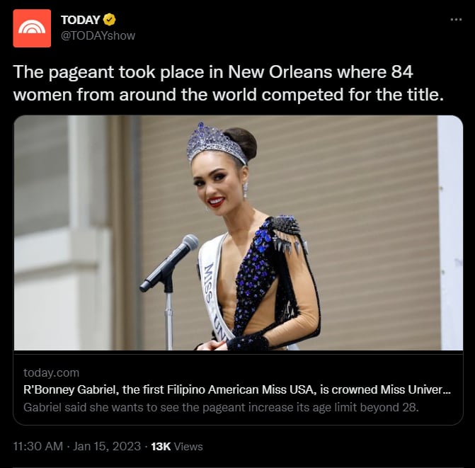 Organization of Miss Universe assures that its winner was legitimate