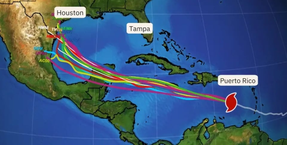 Beryl podría golpear Houston directamente, según muchos modelos de tormenta
