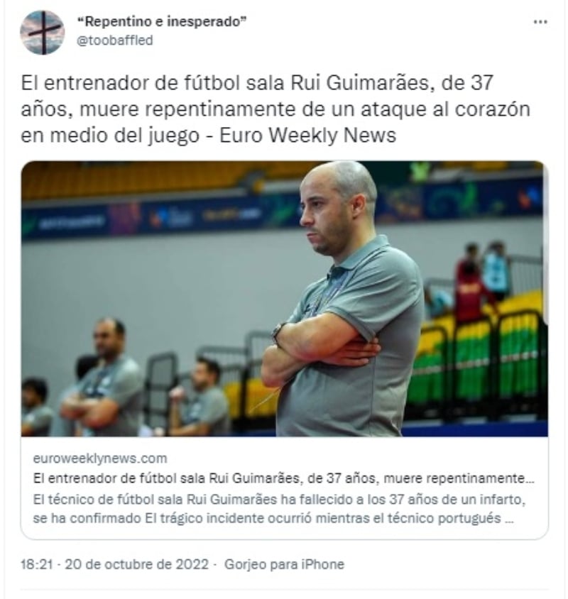 "Hoy hemos perdido a un amigo"