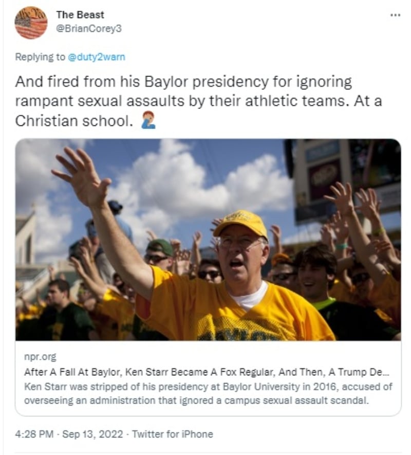 Representó a Trump
