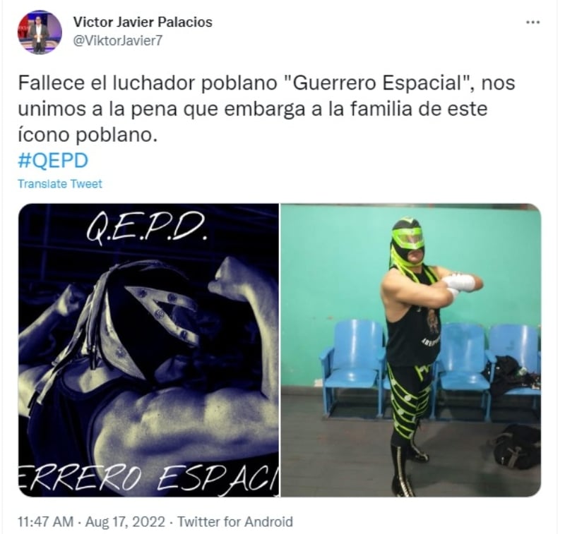 Segundo atleta fallecido