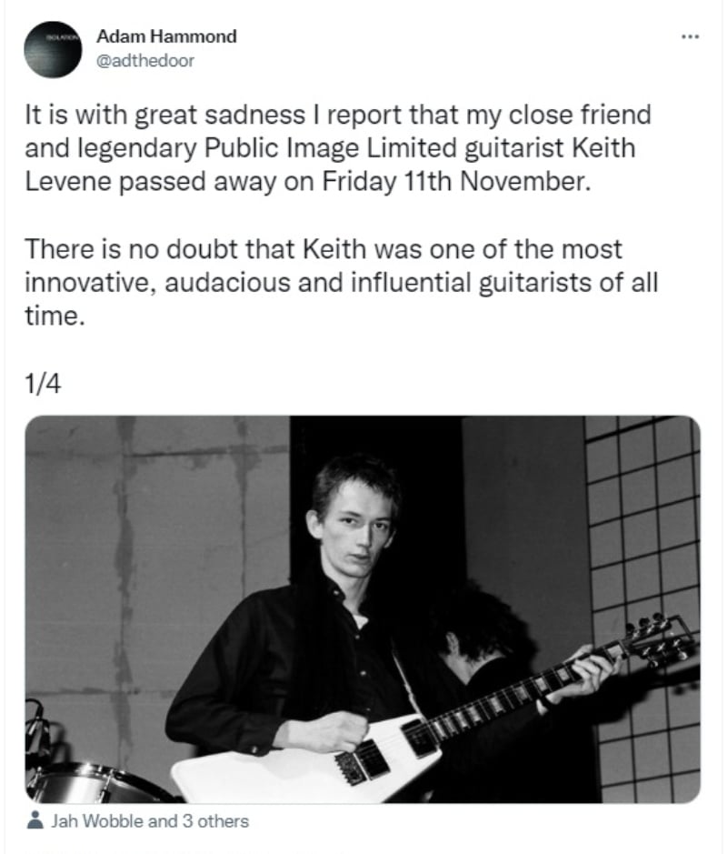 Muere el guitarrista Keith Levene