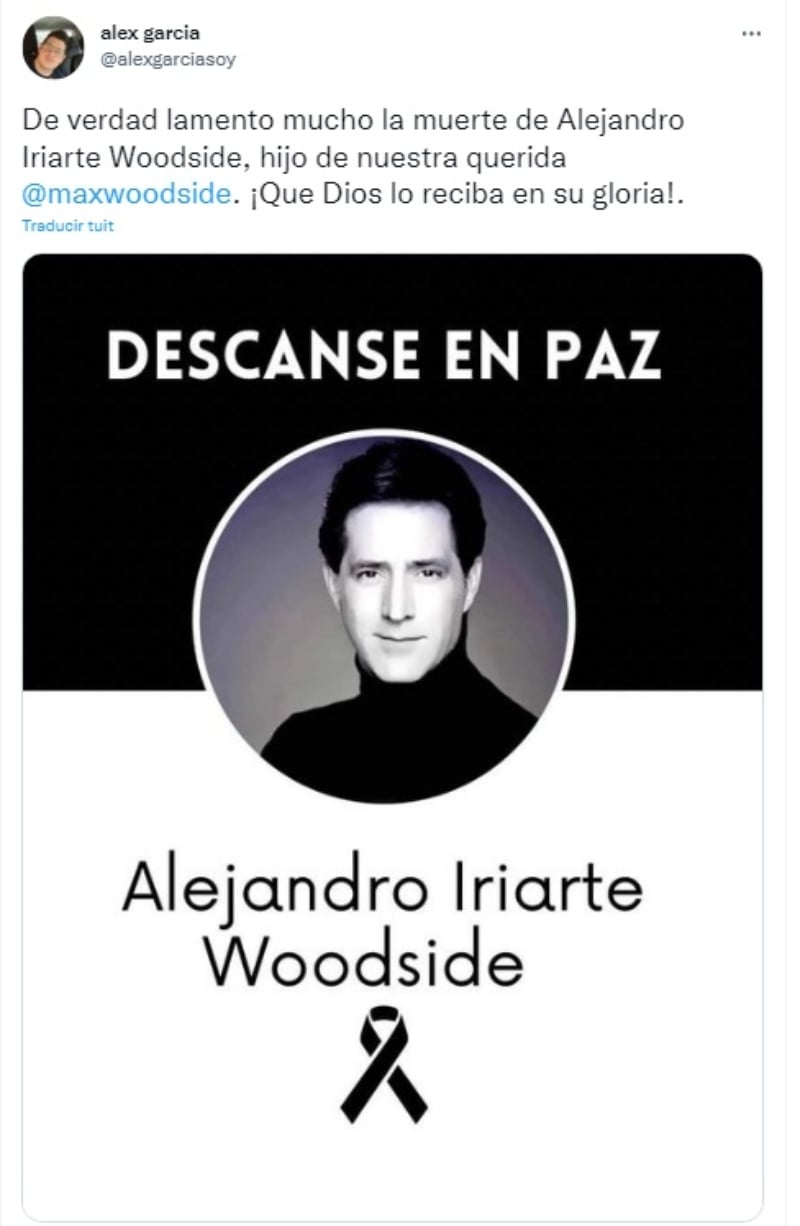 "Alejandro descanse en paz"