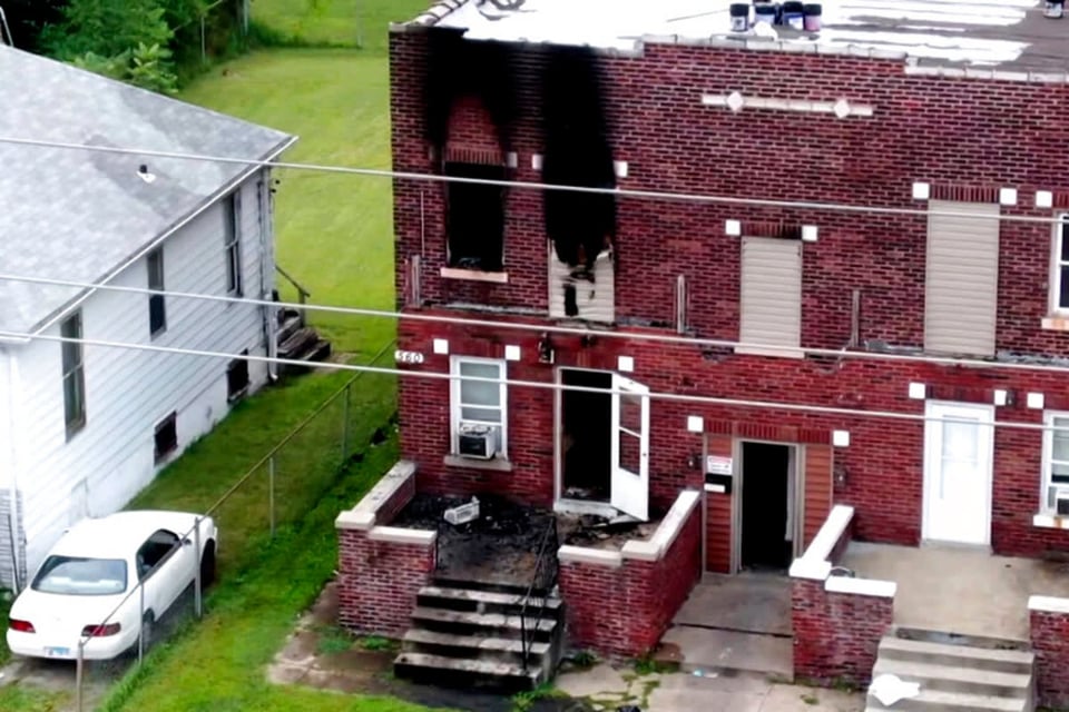 Five siblings home alone die in devastating fire