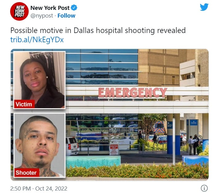 motivo hombre tiroteo mortal hospital EEUU