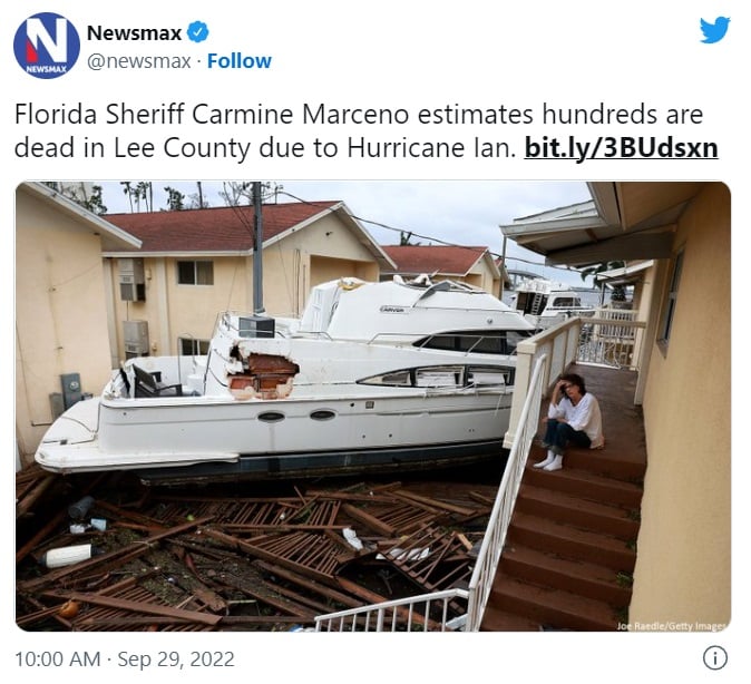 muertes Huracán Ian