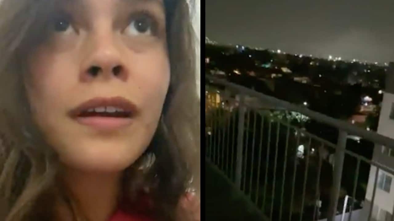 Quería morir feliz y en pleno sismo mujer graba video subido de tono(VIDEO)