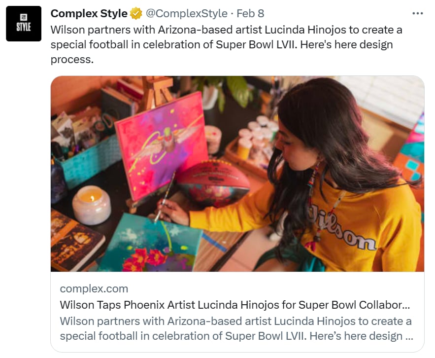 Lucinda Hinojos Super Bowl