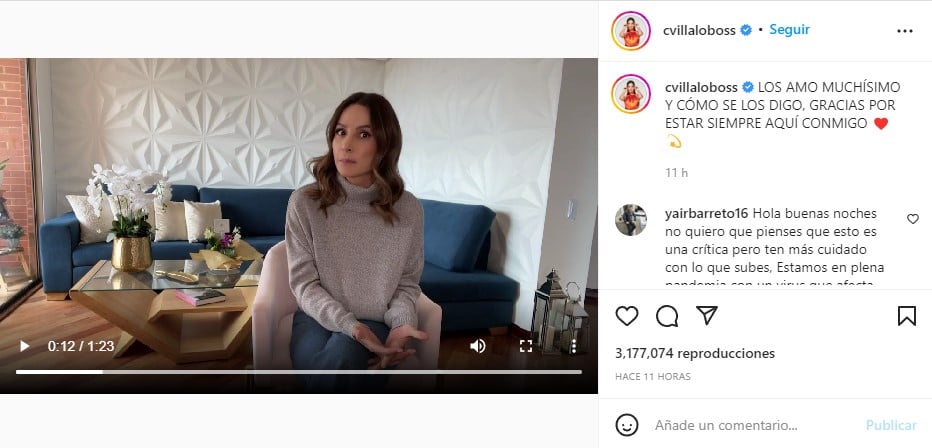 Carmen Villalobos confirma sospechas
