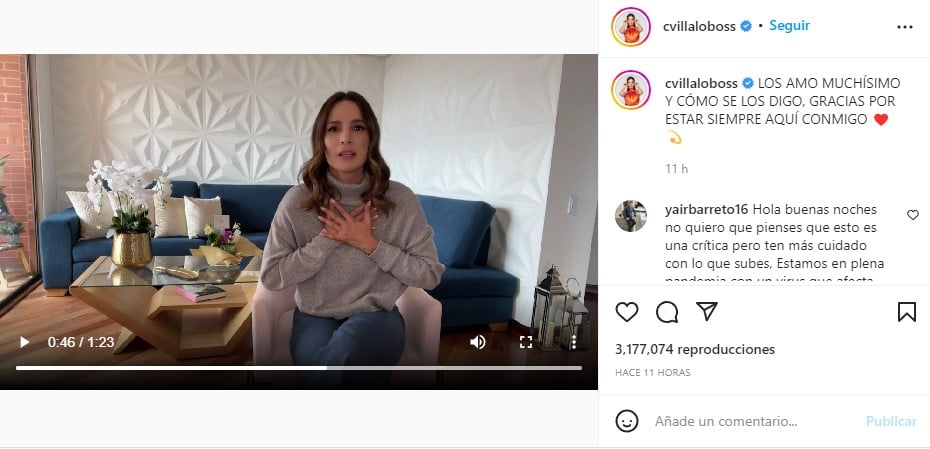 Carmen Villalobos confirma sospechas