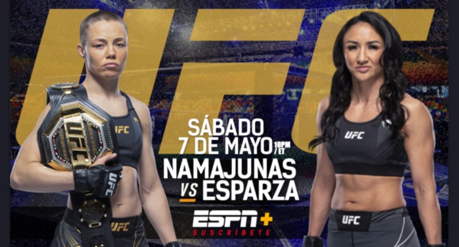 UFC 274: Carla Esparza buscará la gloria mundial ante Rose Namajunas