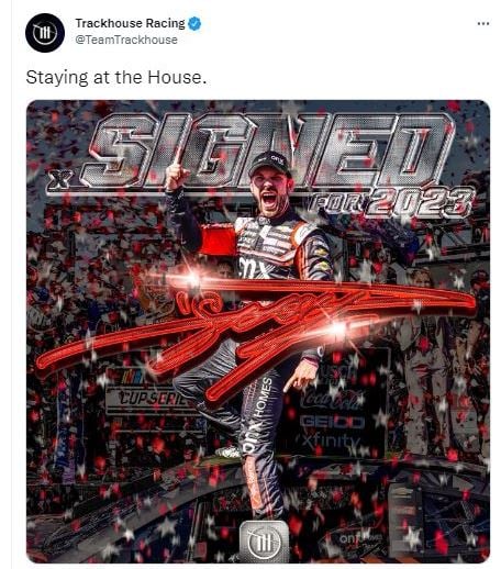 Daniel Suárez seguirá en la máxima categoría de NASCAR