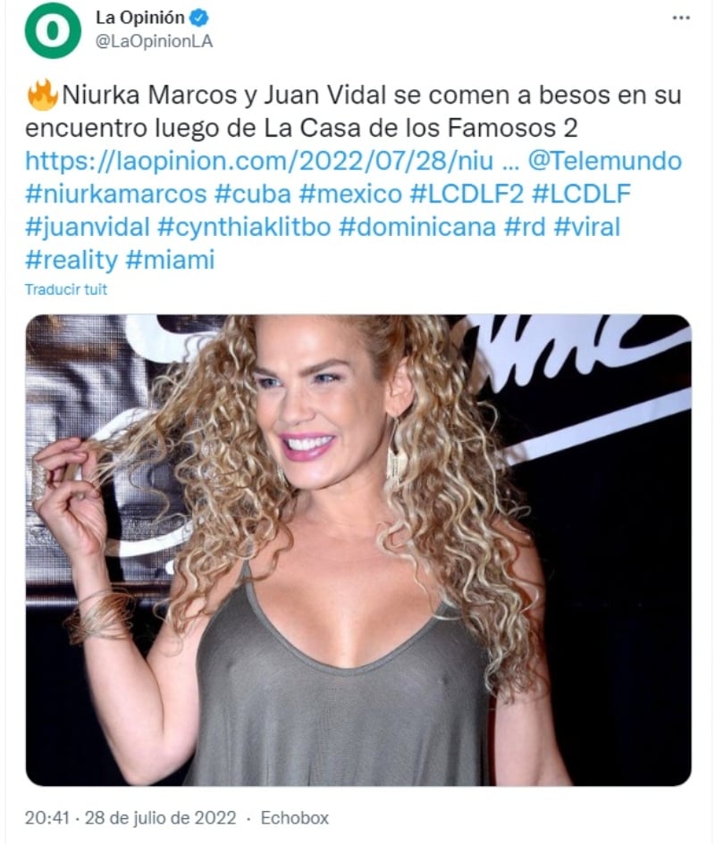 Niurka se reencuentra con Juan Vidal