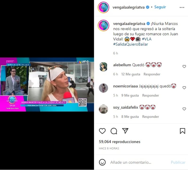 Niurka terminó Juan Vidal: Todo se quedó en La Casa de los Famosos