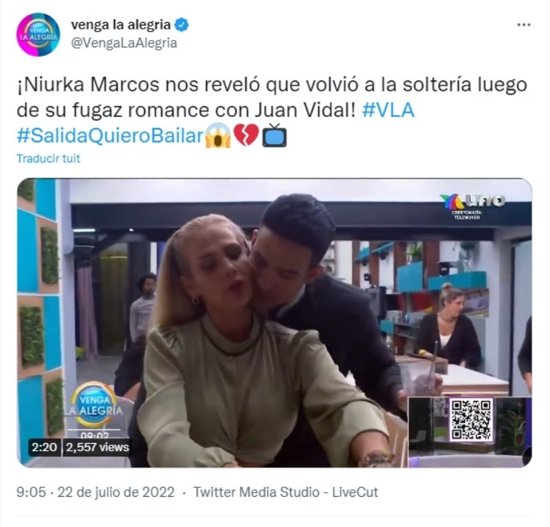 "No lo pude ver para nada"