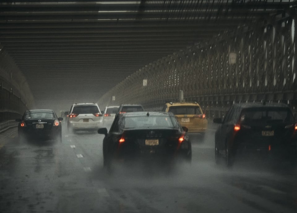 túnel, carros, encharcamientos, MundoNOW, Clima