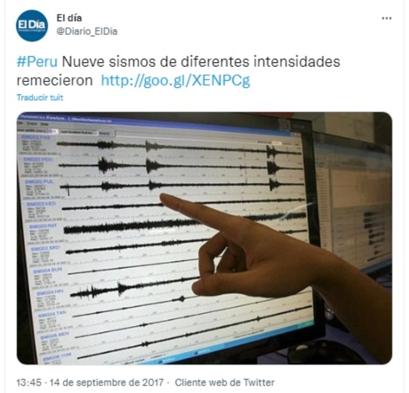 Nueve sismos Perú: Tuvieron una magnitud de 5.9