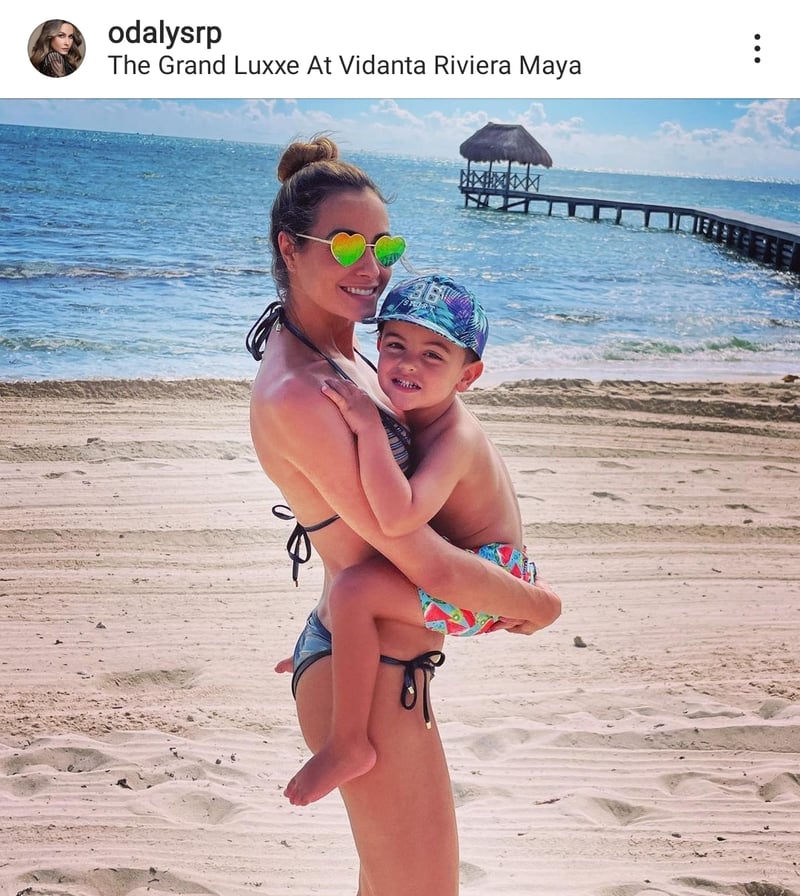 Odalys Ramírez wears a 