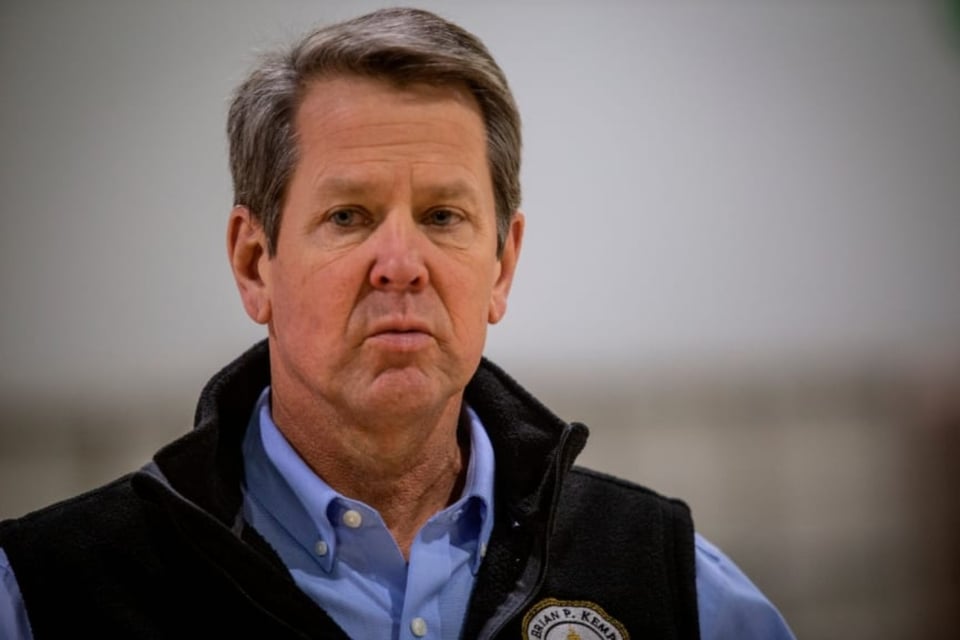 Gobernador de Georgia, Brian Kemp se encuentra de luto
