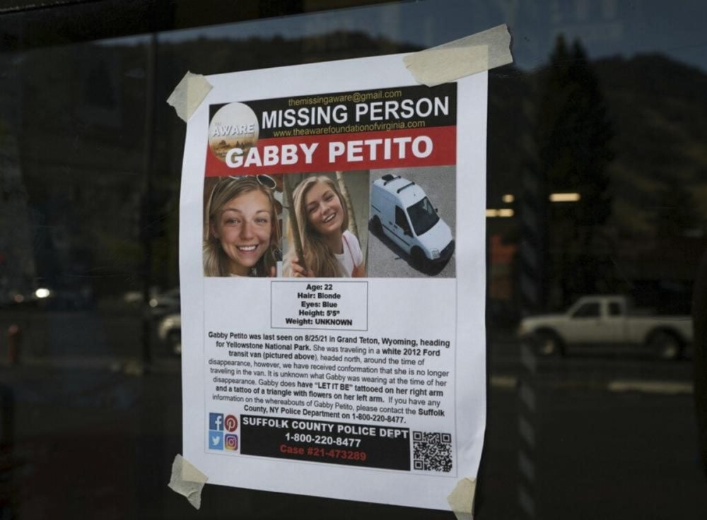 Novio de Gabby Petito fue visto en el área donde hallaron el cuerpo de la ‘influencer’