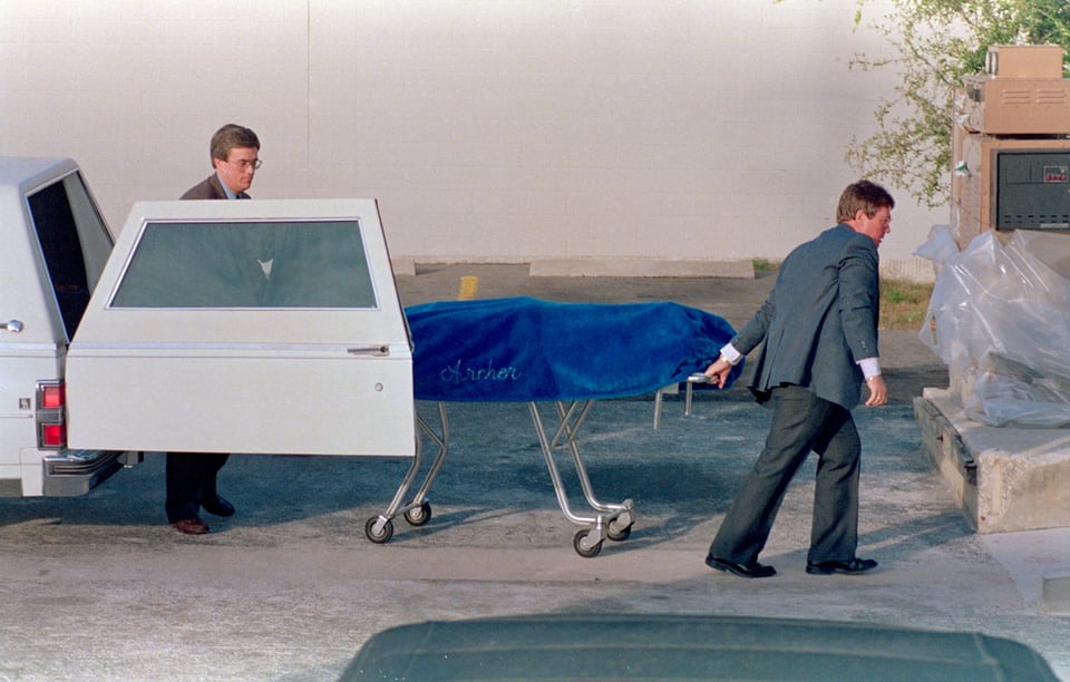 Ted Bundy's dead body photo