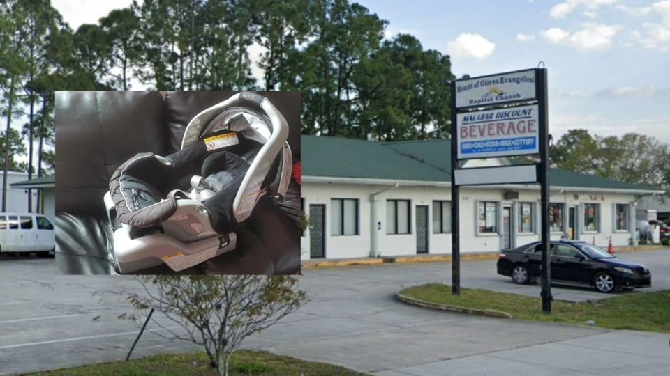 Baby dies in hot car while parents attend church service in Florida