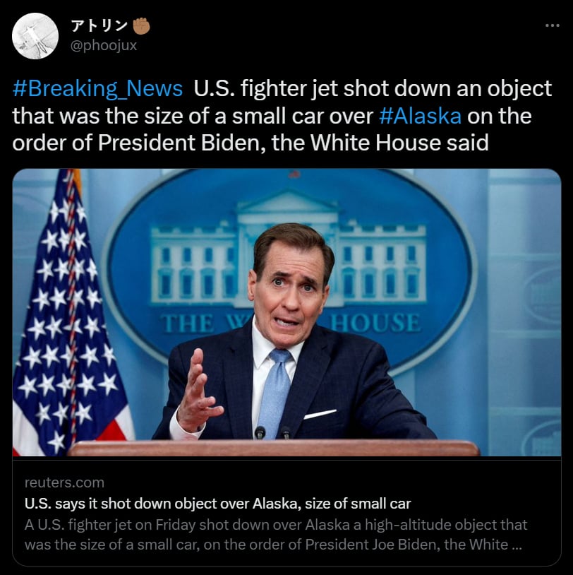 John Kirby, portavoz del Consejo de Seguridad Nacional dio unas palabras