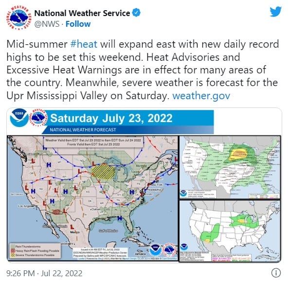 Encienden alarmas calor extremo fin de semana EEUU