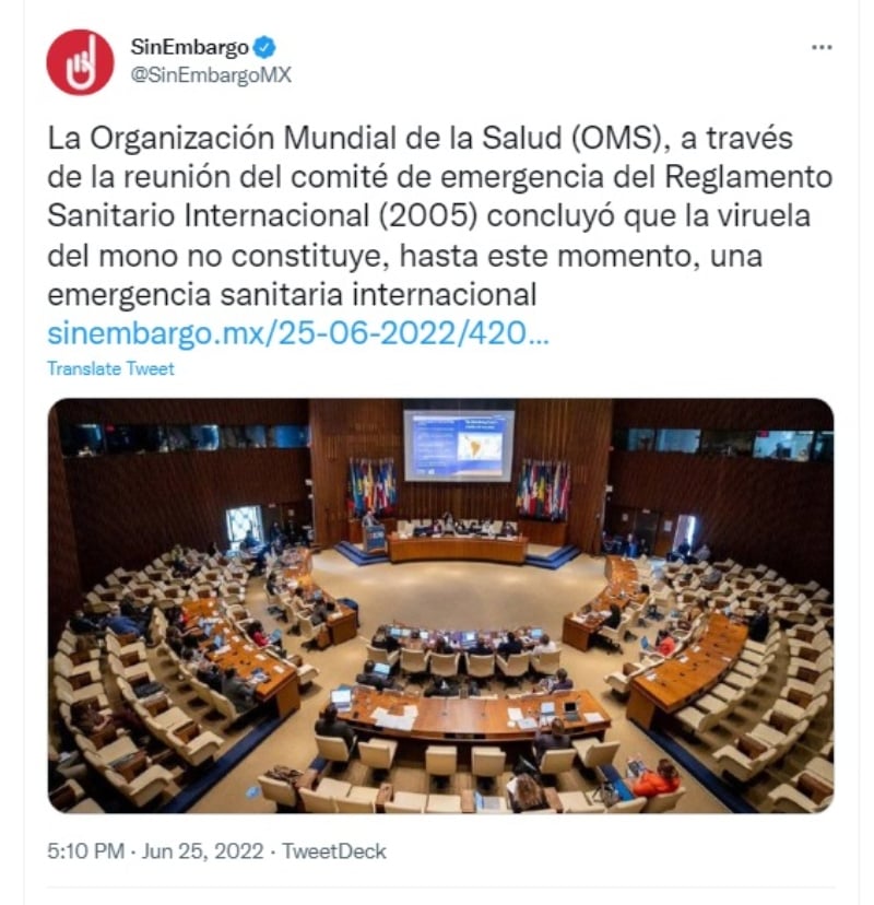 La reunión de emergencia