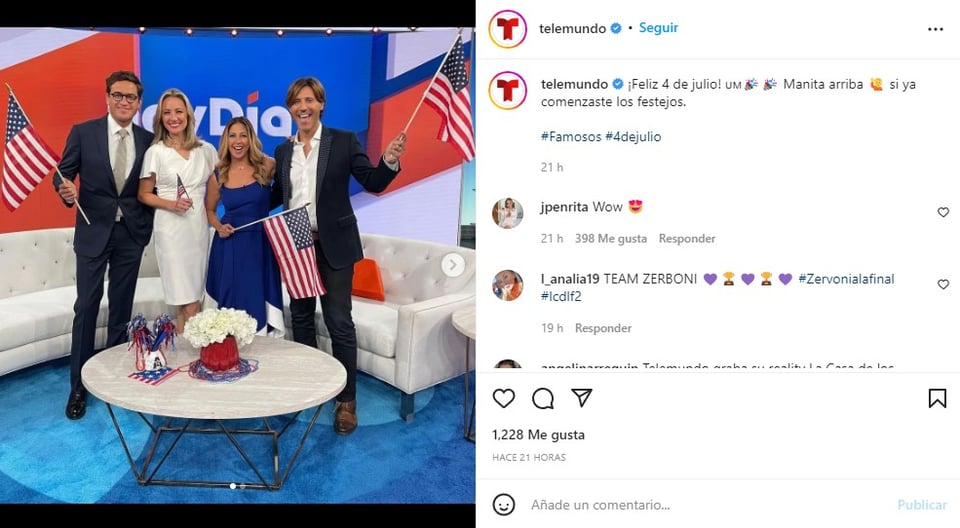Reacción compañeros Adamari López