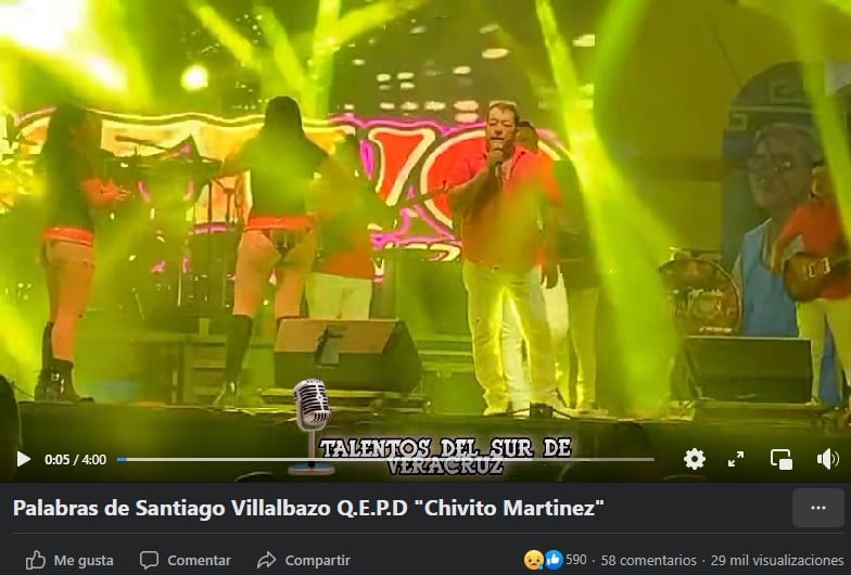 Muere músico mexicano infarto