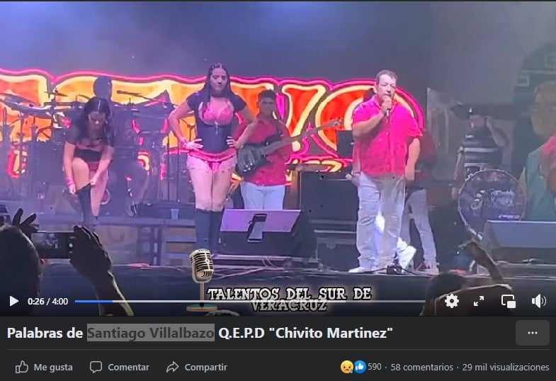 Muere músico mexicano infarto
