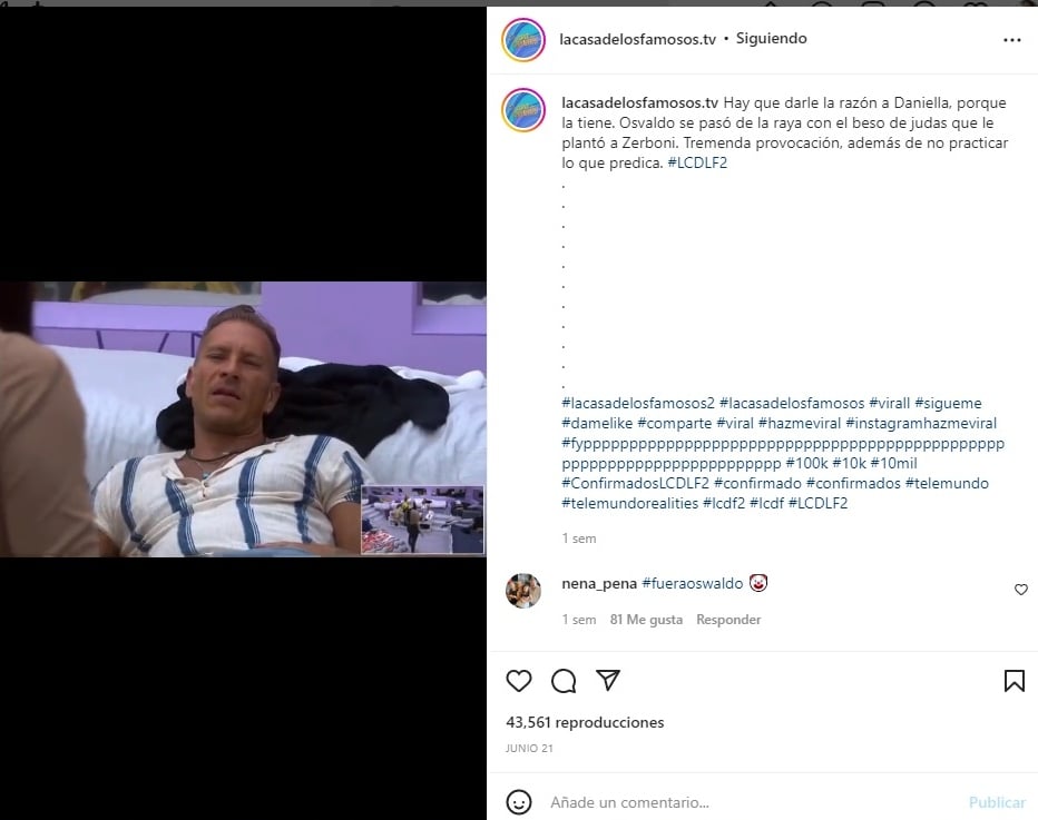 ¿Qué opinas sobre el beso a Salvador Zerboni?