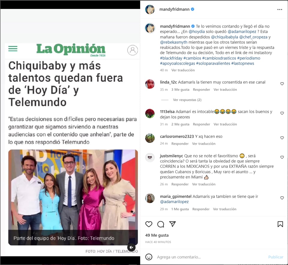 Televisión hispana Estados Unidos