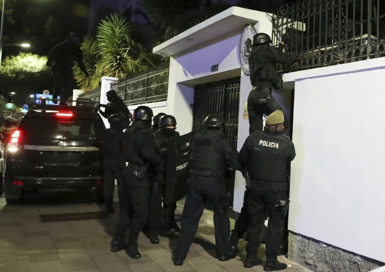 embajada, Quito, exvicepresidente, asilo político, mundonow