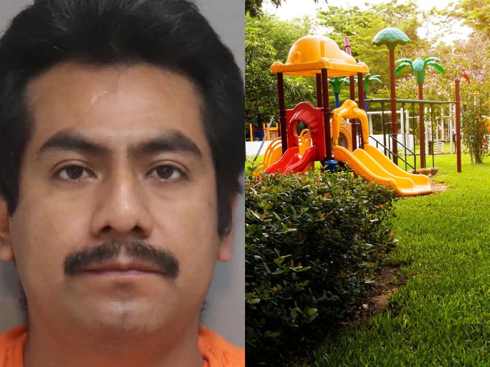 Hispano arrestado por hacer lo peor frente a un parque de niños