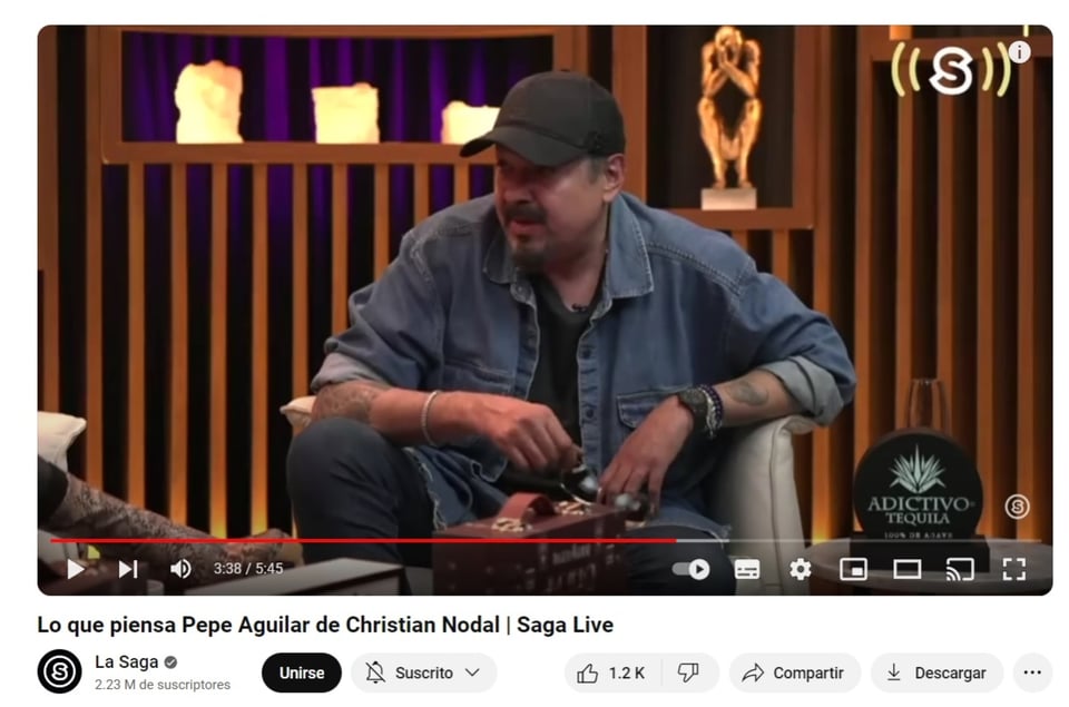 Pepe Aguilar y Nodal, entrevista, Adela Micha, La Saga, MundoNOW
