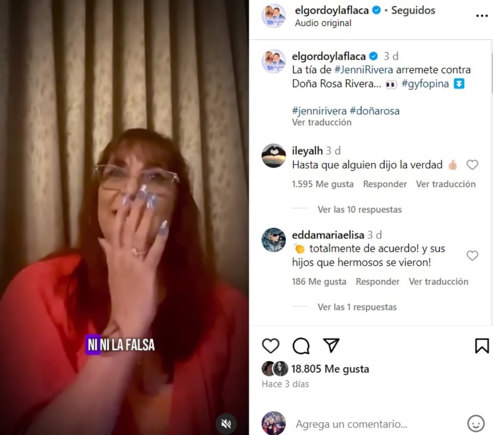Pita Saavedra doña Rosa, video, redes sociales, Instagram, MundoNOW