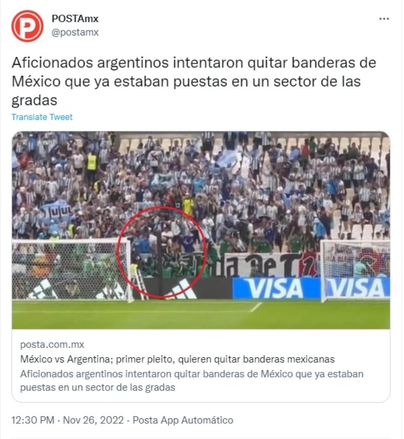 Mexicanos contra argentinos