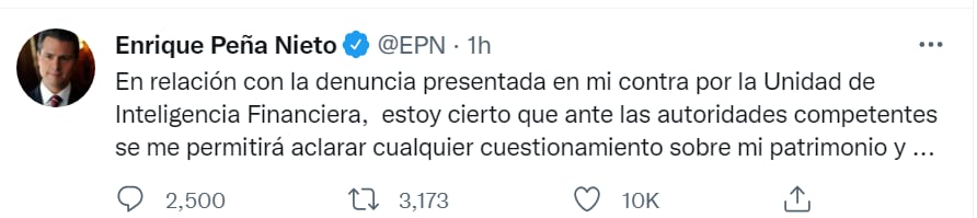 Enrique Peña Nieto denuncia