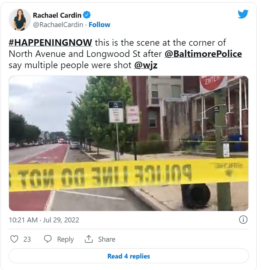 Tiroteo Baltimore muerto