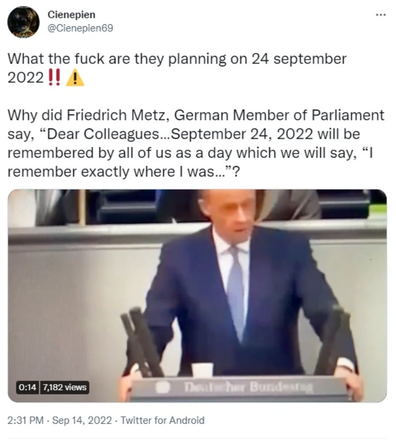 Friedrich Metz 24 septiembre: Fue un malentendido