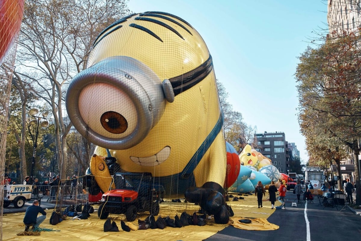 Miles disfrutan del desfile de globos gigantes en Nueva York