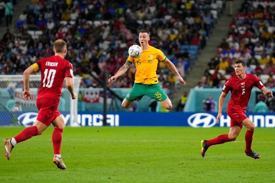 Australia vs Dinamarca: Australia avanza sobre Dinamarca; enfrentará a Argentina