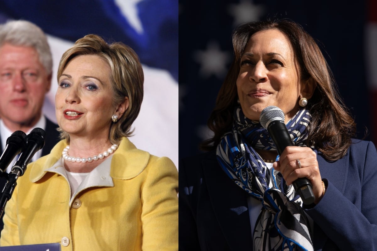 Hilary, Clinton, Trump, Kamala Harris