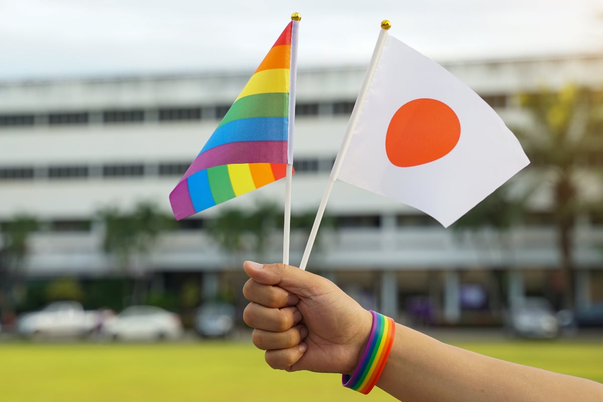 Japanese pop star Shinjiro Atae came out as gay during a concert